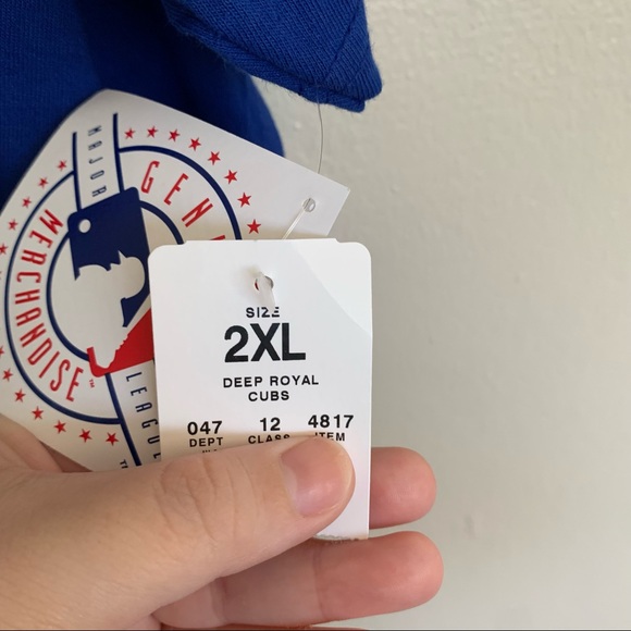 NWT Chicago Cubs Short Sleeves Shirt Blue 2XL - Picture 7 of 9